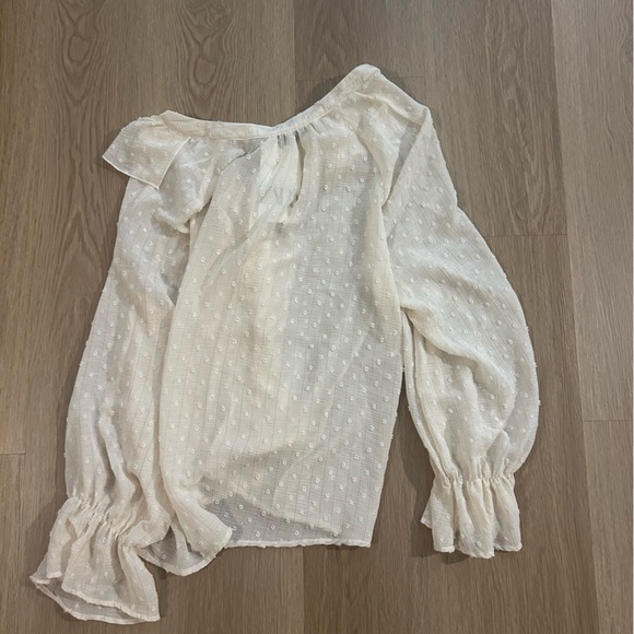 Zara ruffle front blouse - Picture 3 of 5